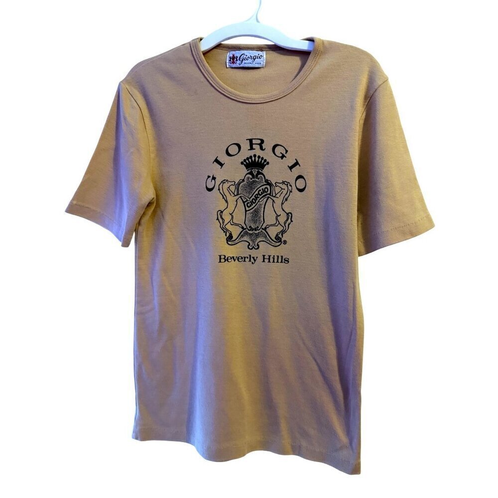 Y2K Giorgio Beverly Hills Short Sleeve T-Shirt Los Angeles Size Small